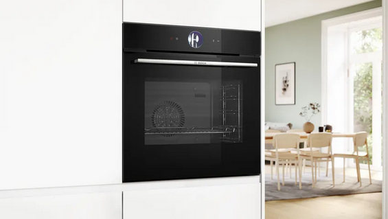 Piekarnik do zabudowy z funkcją pary Bosch HRG7361B1 czarny