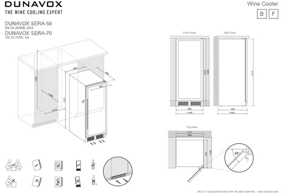 Winiarka Dunavox DX-58.258DMB