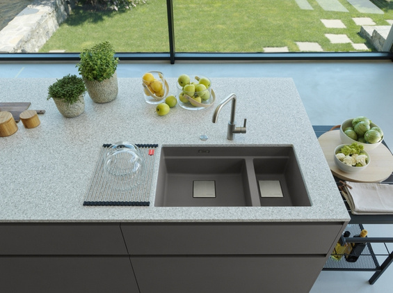 Zlew Franke Kanon KNG 160-46-21 Kamienny Szary 125.0528.639