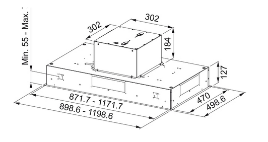 Okap Franke FCAS A90 XS 350.0657.264