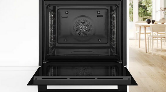 Piekarnik do zabudowy z funkcją pary Bosch HRG212BB3 czarny