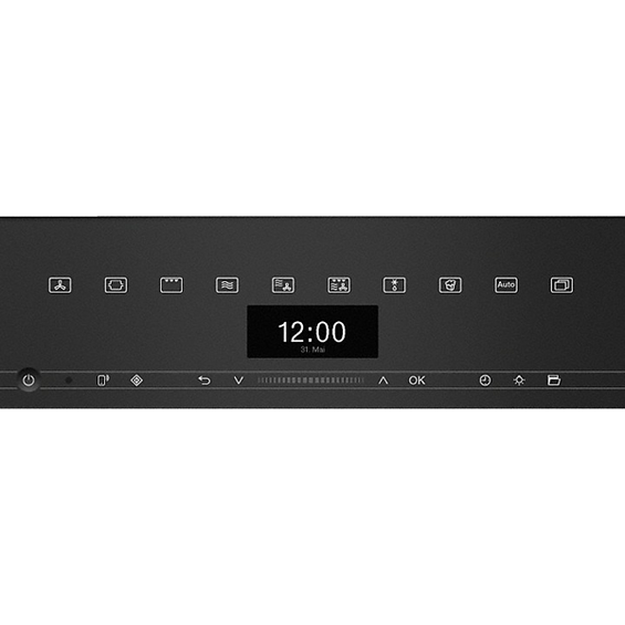 Piekarnik bezuchwtowy z mikrofalą Miele ArtLine ObsidianBlack H 7440 BMX 11104400