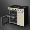 Kuchnia z płytą gazową Smeg CX93GMCR