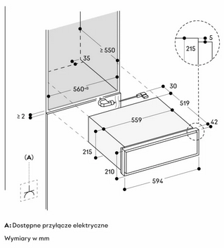Szuflada grzewcza Gaggenau seria Expressive GW453120