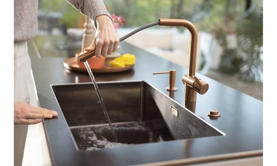 Bateria Franke Atlas Neo M pull-out  Miedziany 115.0628.208