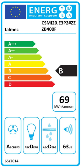 Okap sufitowy Falmec Stella Plus 120 biały - korpus bez silnika, z pilotem