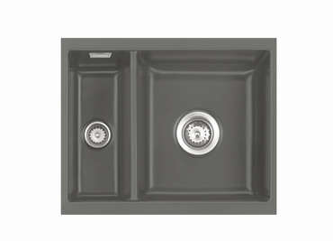 systemceram MERA 60 U zlewozmywak ceramiczny Lava 80