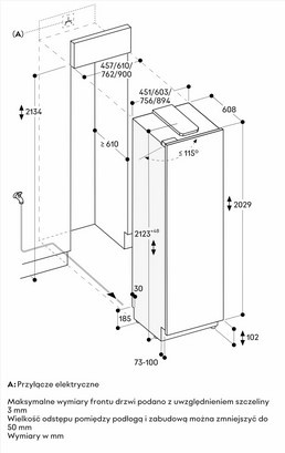 Zamrażarka do zabudowy Gaggenau RVF477190 Vario seria Expressive