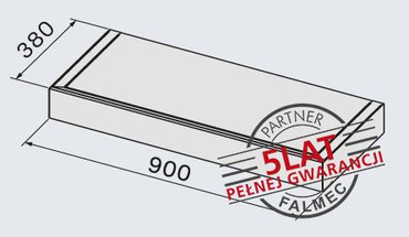 Falmec Elements Shelf - półka czarna 90