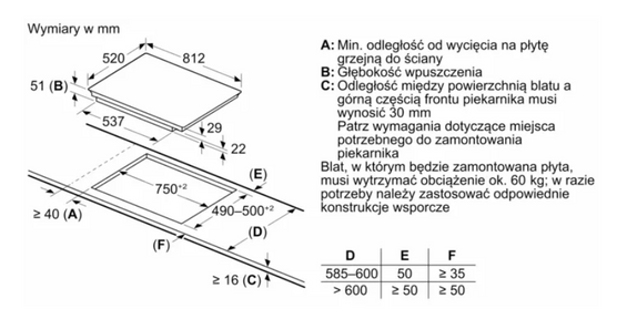 Płyta indukcyjna Siemens EX875LYC1E 80cm
