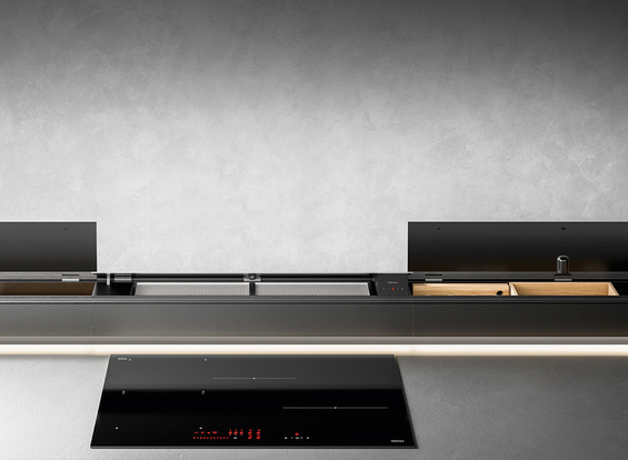 Falmec Elements Monolith 90 czarny 800 m³/h