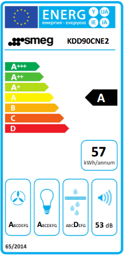 Okap do zabudowy Smeg KDD90CNE2