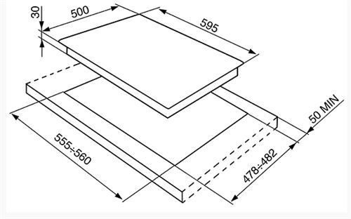 Płyta SMEG SRV864POGH