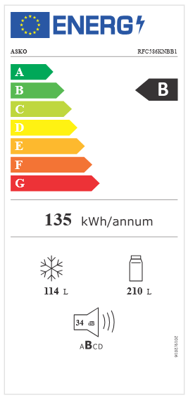 Chłodziarko-zamrażarka ASKO RFC586KNBB1