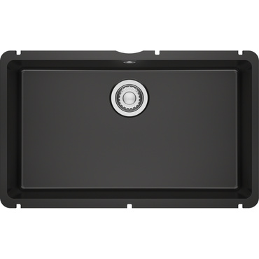 Zlewozmywak KubusX KXK 110-71 czarny mat 126.0738.297