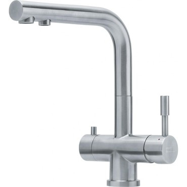 Bateria Franke Zestaw Atlas Clear Water z filtrem Franke Clear Water Stal szlachetna 120.0637.657