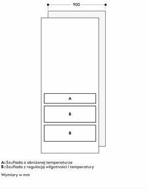 Chłodziarka do zabudowy Gaggenau Vario seria Expressive RVC497190