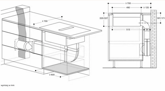 Płyta indukcyjna Gaggenau serie 400 CV492105M wykończenie czarne matowe/