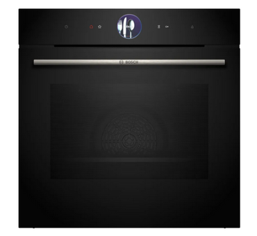 Piekarnik do zabudowy z funkcją pary Bosch HSG7364B1 czarny