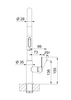 Bateria Franke Maris Slim Clear Water J pull-out 120.0736.604