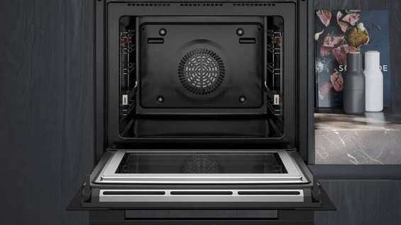 Piekarnik Siemens do zabudowy z mikrofalą HM776GKB1