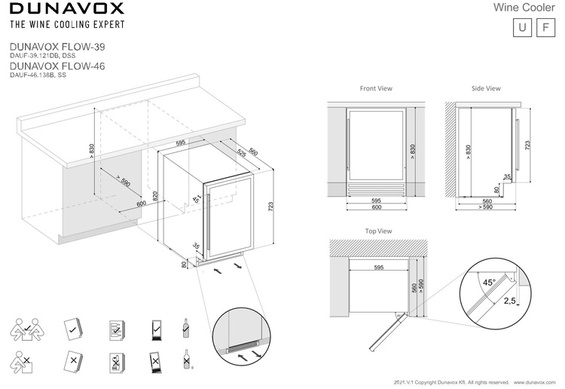 Winiarka Dunavox DAUF-39.121DMB