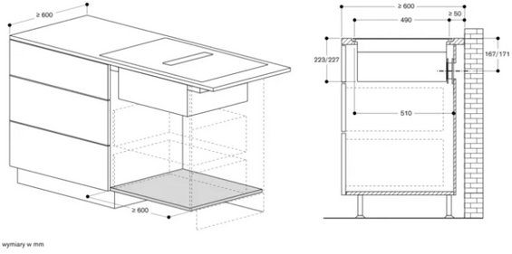 Płyta indukcyjna Gaggenau serie 200 CV282101M wykończenie czarne matowe/