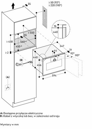 Kuchenka mikrofalowa z funkcją piekarnika Gaggenau seria Minimalistic GM250130