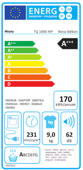 Suszarka z pompą ciepła Miele TQ 1000 WP Nova Edition 12708640