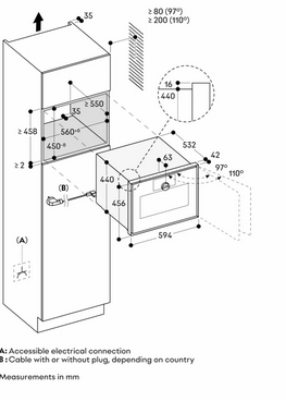 Kuchenka mikrofalowa z funkcją piekarnika Gaggenau seria Expressive GM451120
